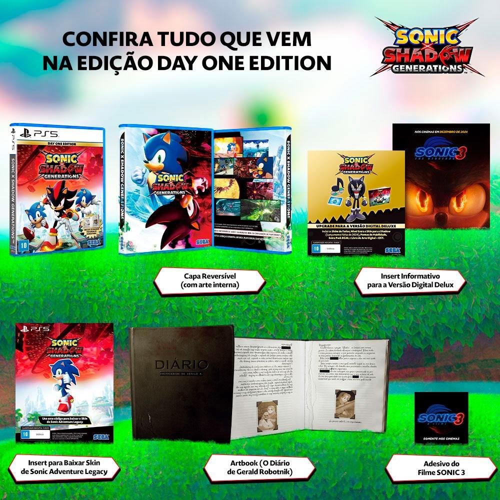 Jogo Sonic X Shadow Generations, PS5 - SG000085PS5 Jogo Sonic X Shadow Generations, PS5 - SG000085PS5