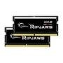 Memória para Notebook G.Skill 32GB (2X16GB), DDR5, 4800MHz, SO-DIMM, Preto  - F5-4800S4039A16GX2-RS