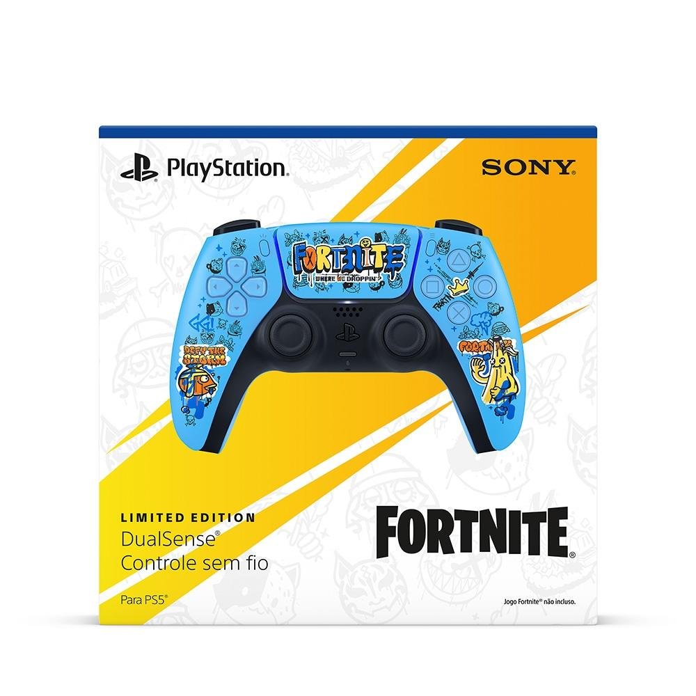 Controle Sony Dualsense Fortnite PS5, Sem Fio, Edição Limitada - 1000045233 Controle Sony Dualsense Fortnite PS5, Sem Fio, Edição Limitada - 1000045233