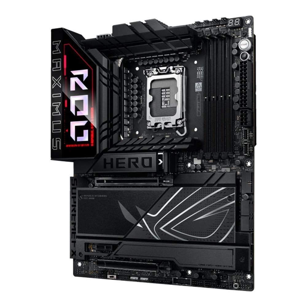 Placa-Mãe ASUS ROG Maximus Z890 Hero, Intel, ATX, Z890, DDR5, WiFi, Preto - 90MB1ID0-M0EAY0 - view 2