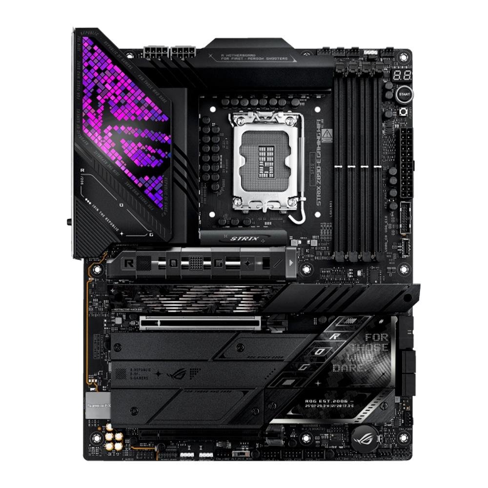 Placa-Mãe ASUS ROG Strix Z890-E Gaming, Intel, ATX, DDR5, WiFi, Preto - 90MB1IM0-M0EAY0 - view 2