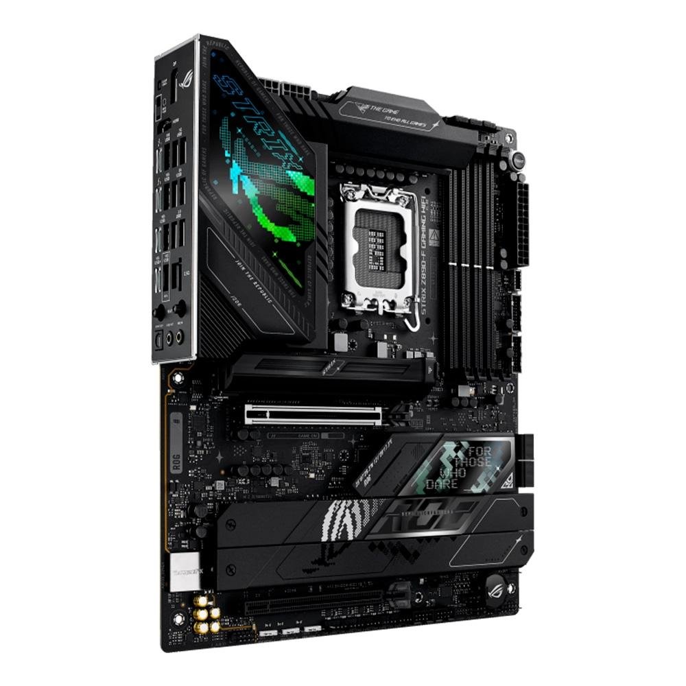 Placa-Mãe ASUS ROG Strix Z890-F Gaming, Intel, ATX, DDR5, WiFi, Preto - 90MB1I40-M0EAY0 Placa-Mãe ASUS ROG Strix Z890-F Gaming, Intel, ATX, DDR5, WiFi, Preto - 90MB1I40-M0EAY0