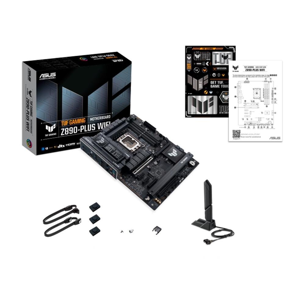 Placa Mãe ASUS TUF Gaming Z890-PLUS, Intel, ATX, DDR5, Wi-Fi - 90MB1IQ0-M0EAY0 12