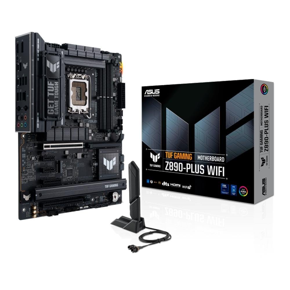 Placa Mãe ASUS TUF Gaming Z890-PLUS, Intel, ATX, DDR5, Wi-Fi - 90MB1IQ0-M0EAY0 Placa Mãe ASUS TUF Gaming Z890-PLUS, Intel, ATX, DDR5, Wi-Fi - 90MB1IQ0-M0EAY0