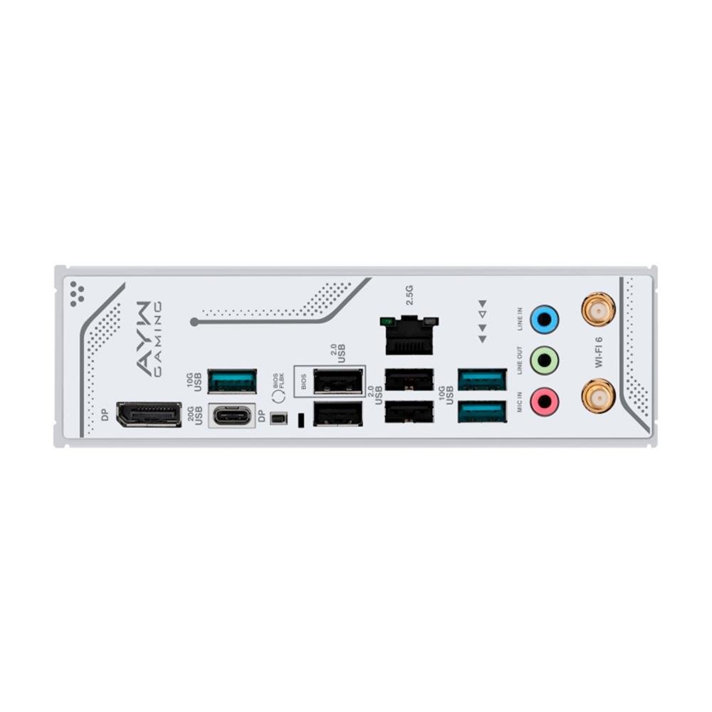 Imagem 6 de 8 do produto Placa Mãe ASUS Z890 AYW Gaming WIFI W, Intel, ATX, DDR5, Wi-Fi - 90MB1I60-M0EAY0