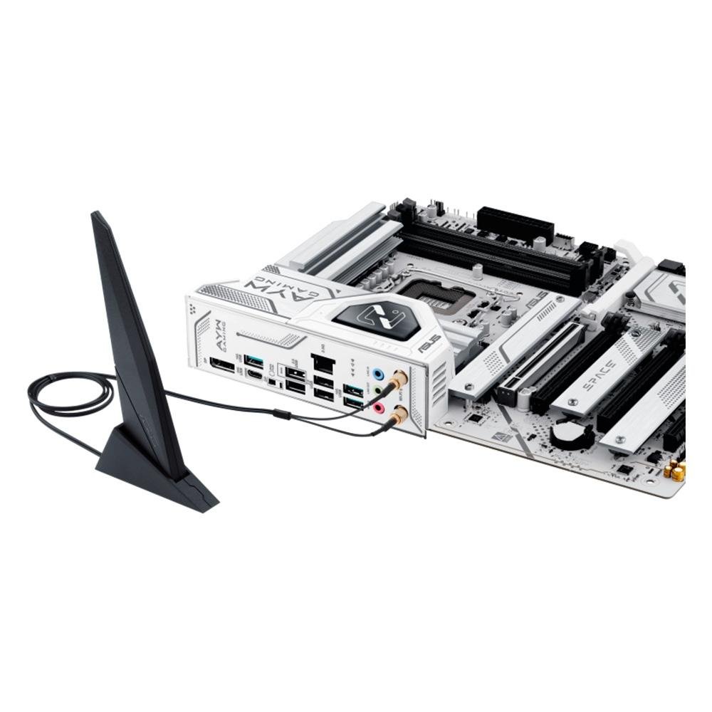 Imagem 5 de 8 do produto Placa Mãe ASUS Z890 AYW Gaming WIFI W, Intel, ATX, DDR5, Wi-Fi - 90MB1I60-M0EAY0