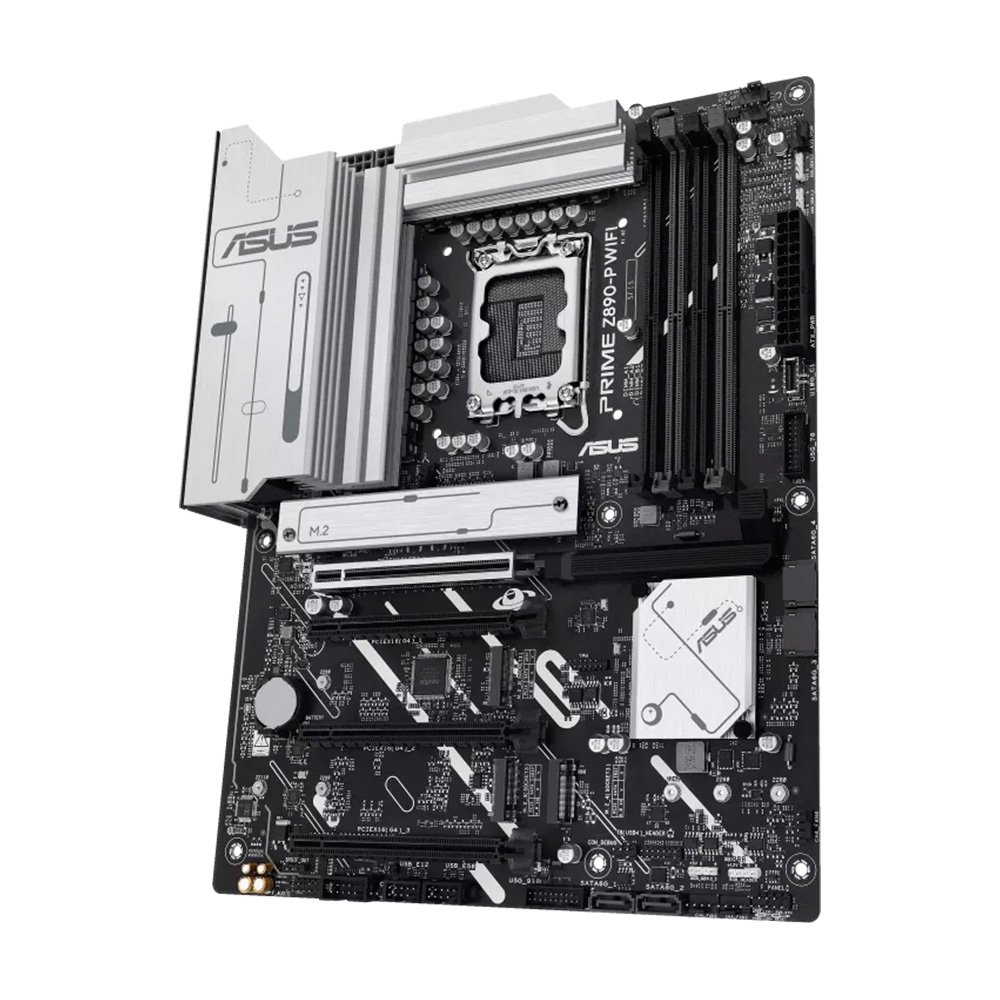 Placa-Mãe ASUS Prime Z890-P WIFI, Intel, ATX, DDR5, Wi-Fi, Preto - 90MB1I70-M0EAY0 - view 3