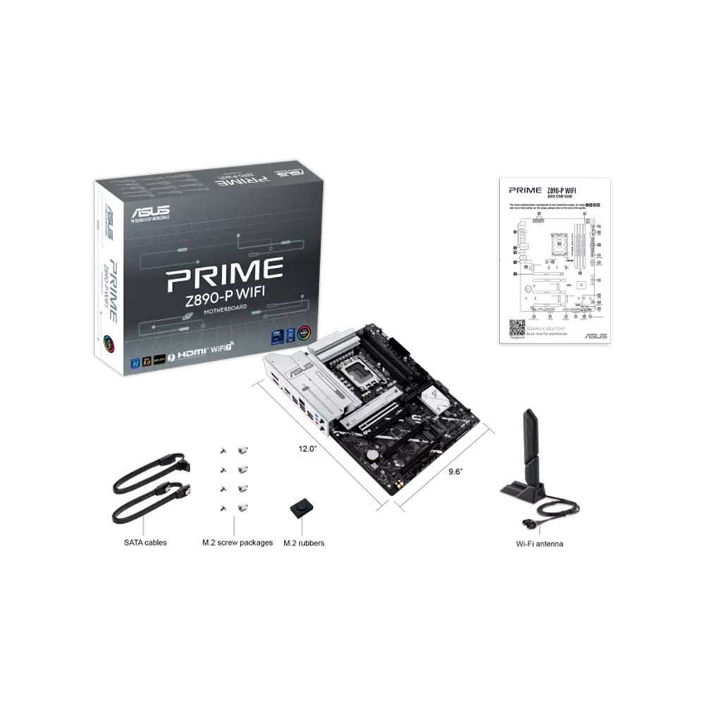 Placa-Mãe ASUS Prime Z890-P WIFI, Intel, ATX, DDR5, Wi-Fi, Preto - 90MB1I70-M0EAY0 - view 8