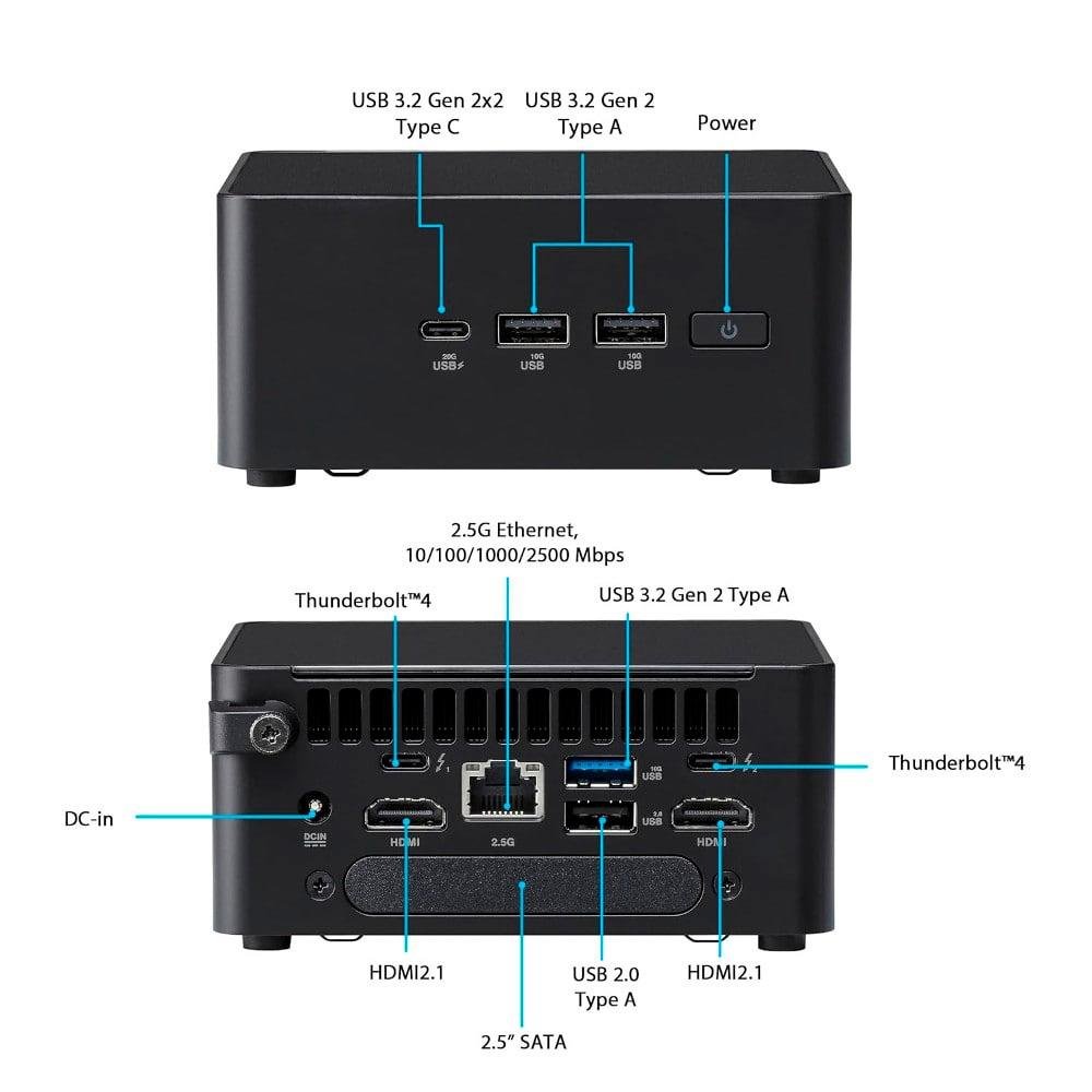 Mini PC NTC NUC ASUS 14 PRO TALL 2003 | KaBuM!