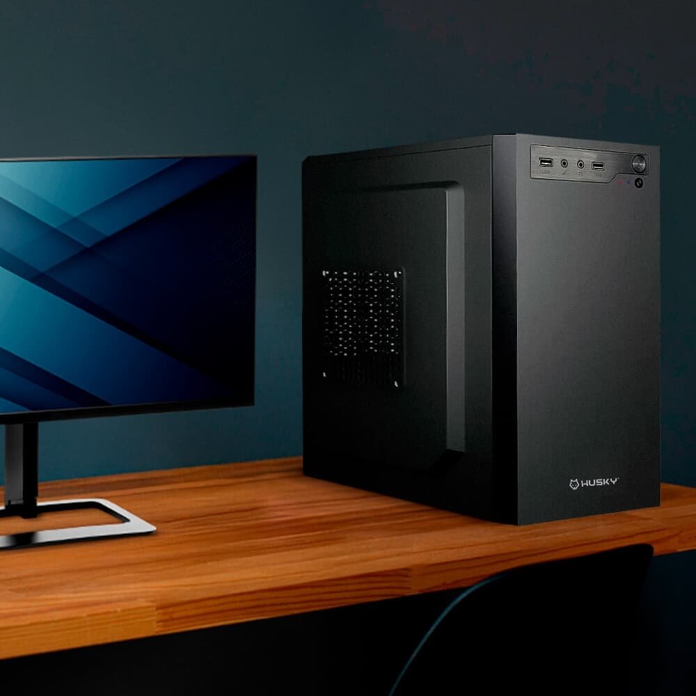 Gabinete Office Balão.info 100, Micro ATX, Mini ATX, Preto - HGO100PT - view 3