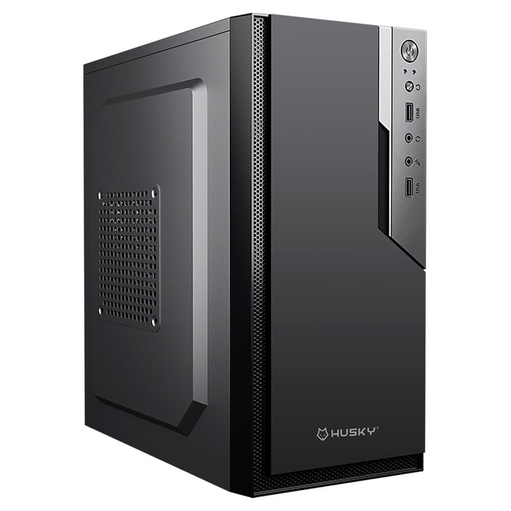 Gabinete Office Husky 200, Micro ATX, Mini ATX, Preto - HGO200PT Gabinete Office Husky 200, Micro ATX, Mini ATX, Preto - HGO200PT
