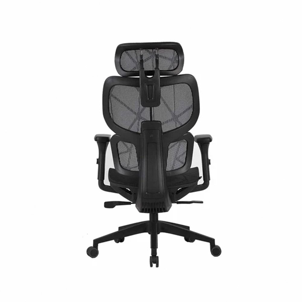 Cadeira Office Elements Siggy, Até 140Kg, Assento Mesh, Base em Nylon e Fibra de Vidro, Preto - 71468 - view 2