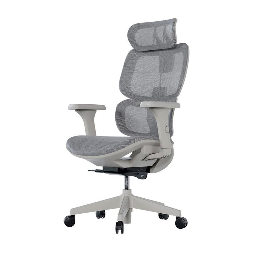 Imagem 3 de 4 do produto Cadeira Office Elements Siggy, Até 140Kg, Assento Mesh, Base em Nylon e Fibra de Vidro, Cinza - 71469
