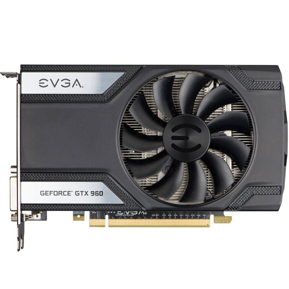 Placa de Vídeo VGA EVGA GeForce GTX 960 4GB SC GAMING DDR5 128 bits PCI-E 3.0 04G-P4-3962-KR