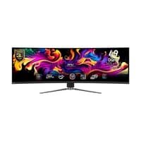 Monitor Gamer Curvo MSI MPG 491CQP QD-OLED, 49" DQHD, DisplayHDR, 144Hz, 0.03ms, DP, HDMI 2.1, Tipo-C, Curva 1800R, Preto - 9S6-3FA84T-002