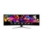 Monitor Gamer Curvo MSI QD-OLED 49", DQHD, 144Hz, 0.03ms, FreeSync Premium Pro, HDR 400, USB-C, Altura Ajustável, Preto - MPG 491CQP