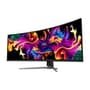 Monitor Gamer Curvo MSI QD-OLED 49", DQHD, 144Hz, 0.03ms, FreeSync Premium Pro, HDR 400, USB-C, Altura Ajustável, Preto - MPG 491CQP