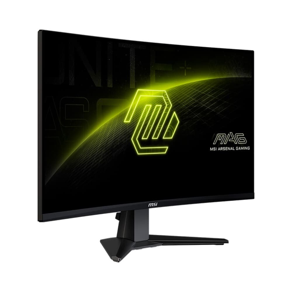 Monitor Gamer Curvo MSI MAG 27", QHD, 180Hz, 0.5ms, VA, FreeSync, HDR, HDMI e DP, Preto - 27CQ6F