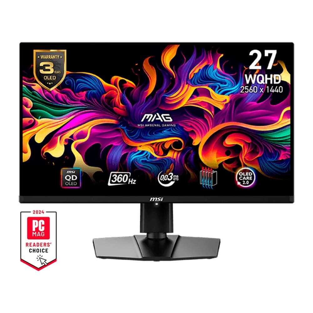 KLUO ブラックモニター 本体　240Hz 27インチ Monitor Gamer MSI 9S6-3CD89T-010 | KaBuM!