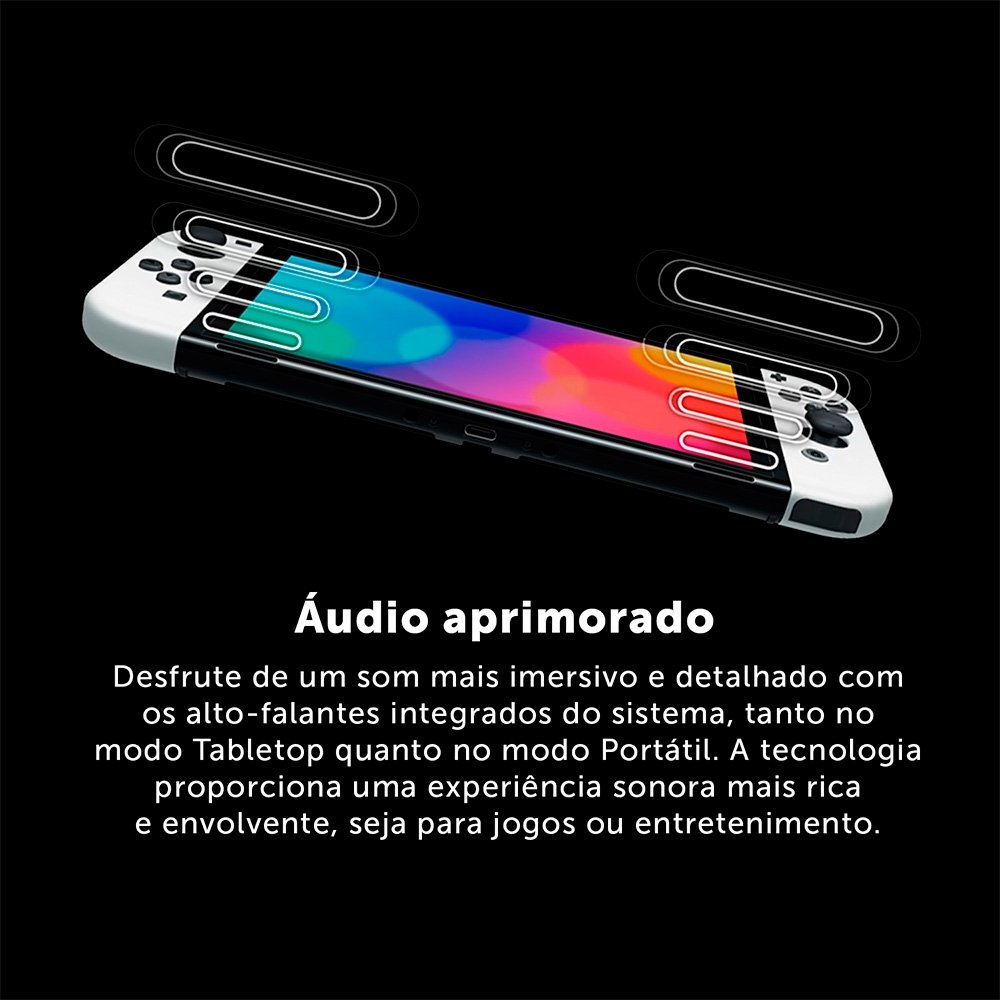 Console Nintendo Switch OLED + Super Mario Bros  Wonder + 12 meses do Nintendo Switch Online