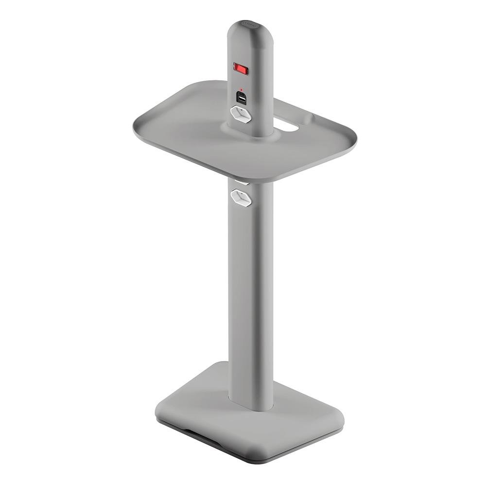 Extensão Torre OCTOO Totem Elétrico com 4 Tomadas, USB e USB-C, Bandeja de apoio, Prata - ( Balão.info - foto 3
