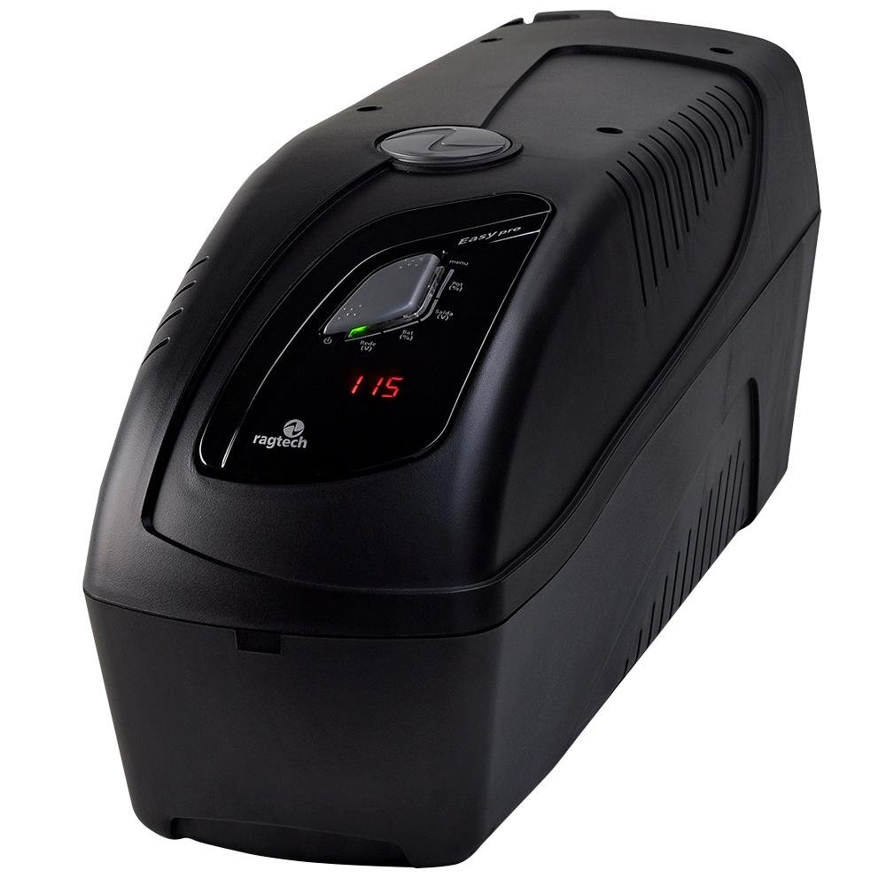 Nobreak Ragtech Senoidal NEP 1400VA CBU, Bivolt Aut, Saída 115V, 10 Tomadas, 2 Baterias, Expansão bat e USB - 4035