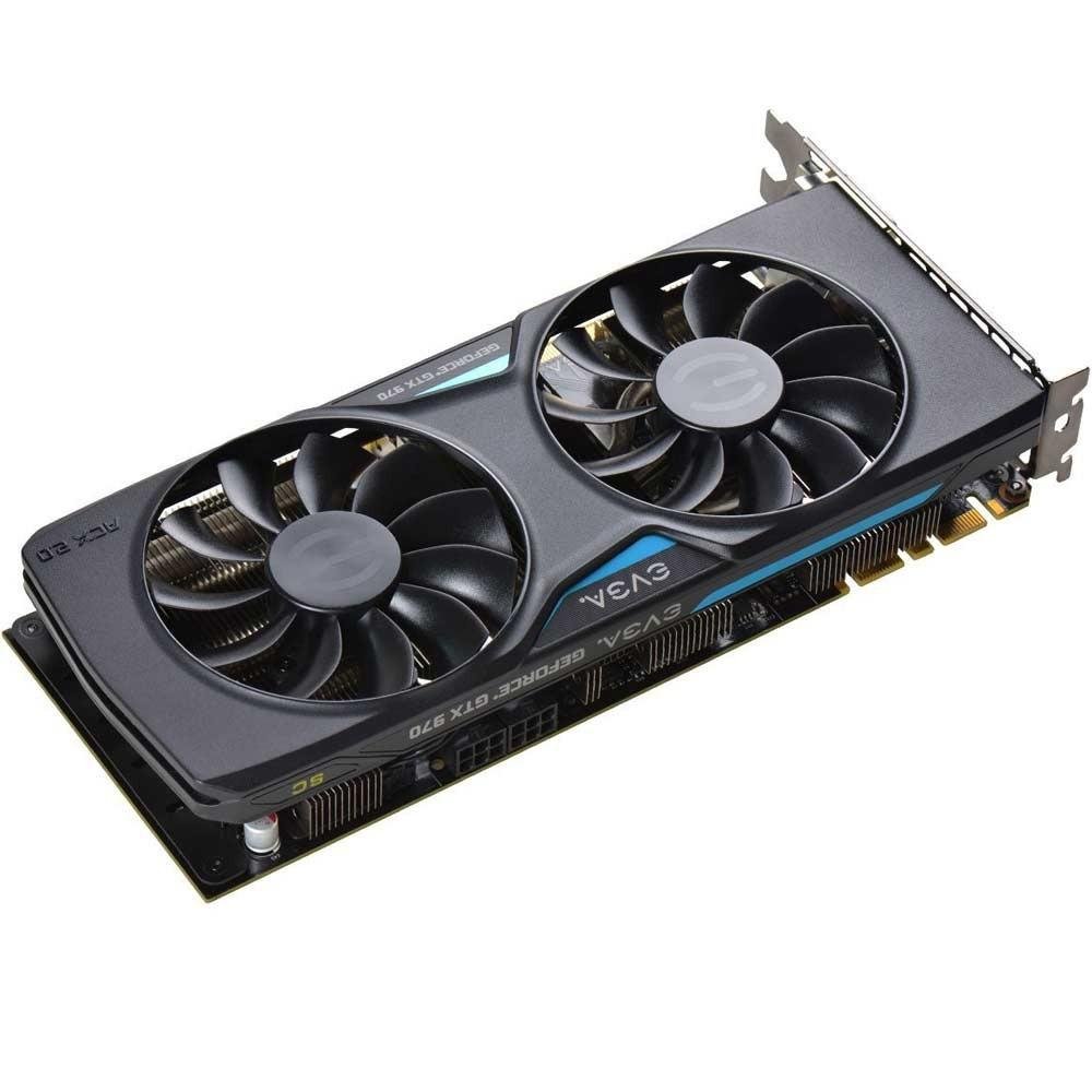 Placa de Vídeo VGA EVGA GeForce GTX 970 4GB SC+ e Voltage Boost ACX2.0 DDR5 256 bits PCI-E 3.0 04G-P4-2977-KR