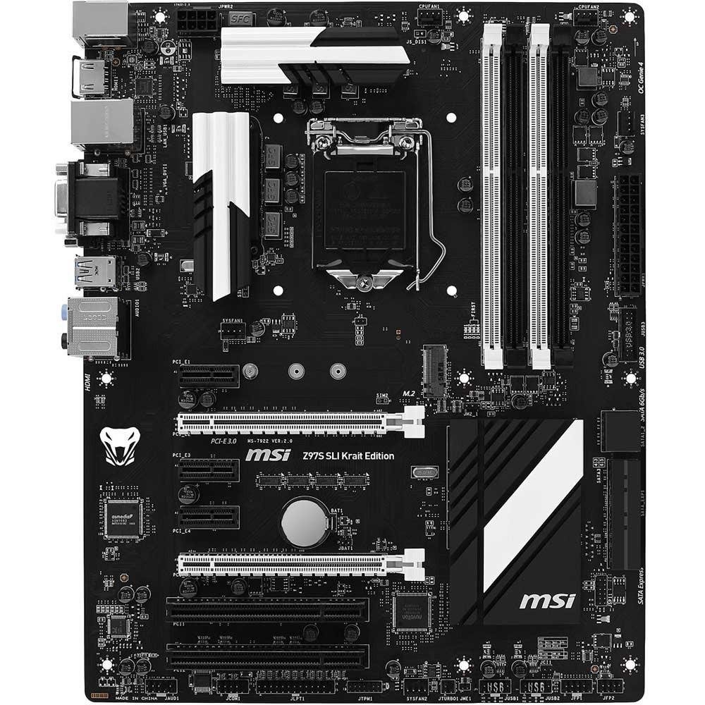 Placa-mãe MSI ATX p/ Intel LGA 1150 Z97S SLI Krait Edition USB 3.0