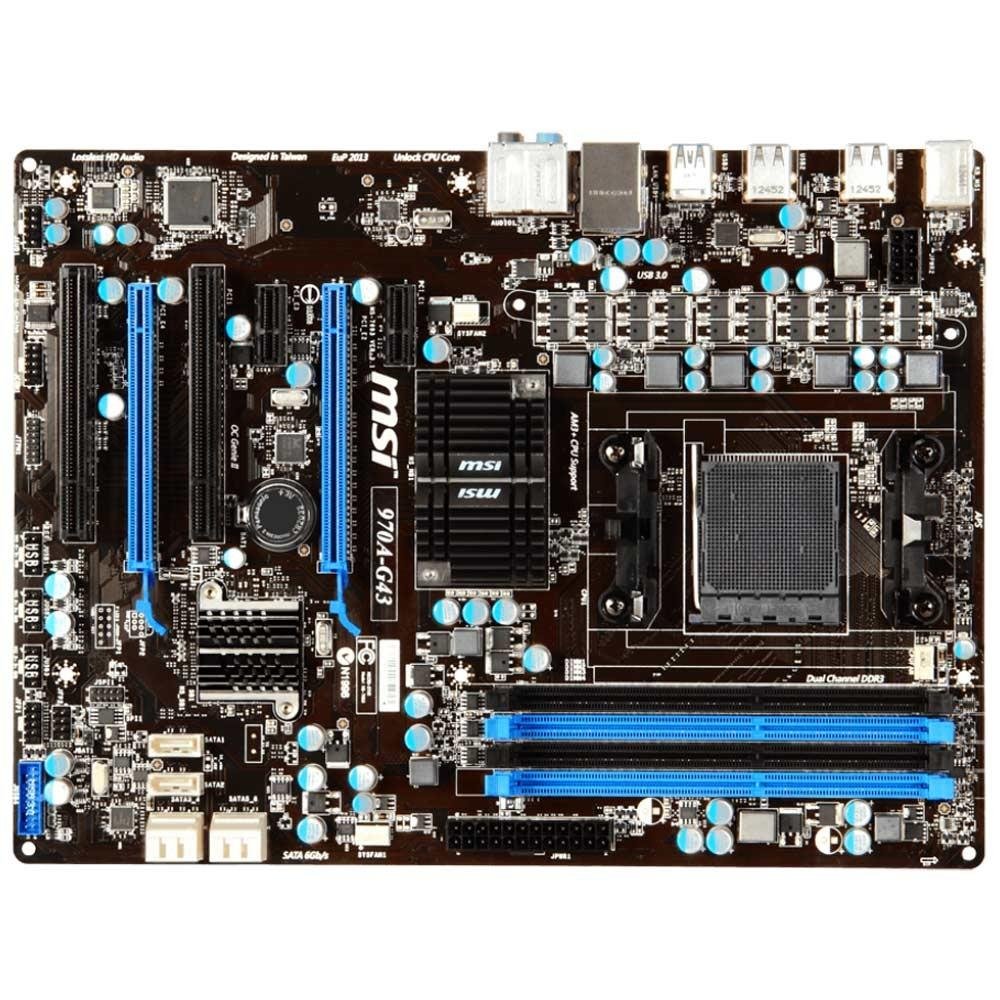 Placa-mãe MSI ATX p/ AMD AM3+ 970A-G43
