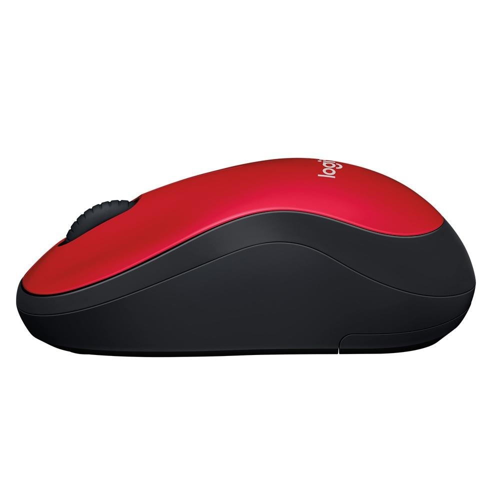 Mouse sem fio ( Balão.info) M185 com Design Ambidestro Compacto, Conexão USB e Pilha Inclusa, Vermelho - 910-( Balão.info - foto 4