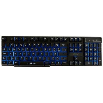 Teclado semi-mecânico especialmente desenvolvido para um melhor desempenho nos games.