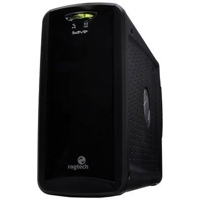 Nobreak Ragtech New Save Home - 600 VA Especialmente desenvolvido para fornecer energia ininterrupta, estabilizada e filtrada. Protege e mantém em f