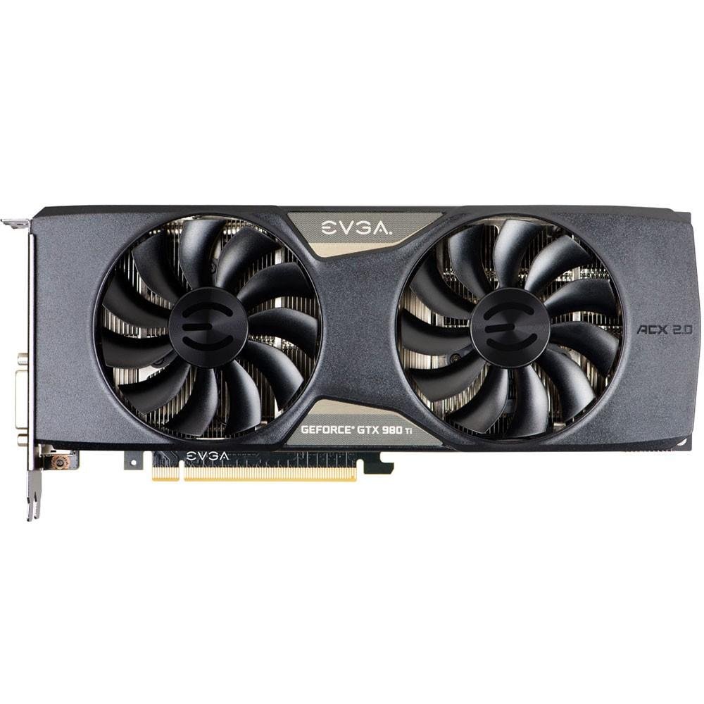 Imagem 2 de 6 do produto Placa de Video VGA EVGA GeForce GTX 980 Ti 6GB SC GAMING ACX2.0+ DDR5 384 bits 4K Ready PCI-E 3.0 06G-P4-4993-KR