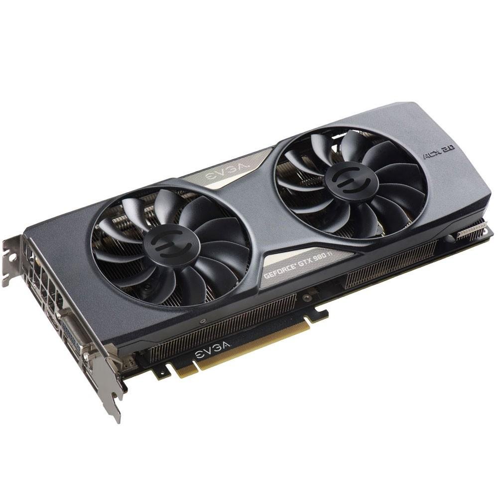 Imagem 3 de 6 do produto Placa de Video VGA EVGA GeForce GTX 980 Ti 6GB SC GAMING ACX2.0+ DDR5 384 bits 4K Ready PCI-E 3.0 06G-P4-4993-KR