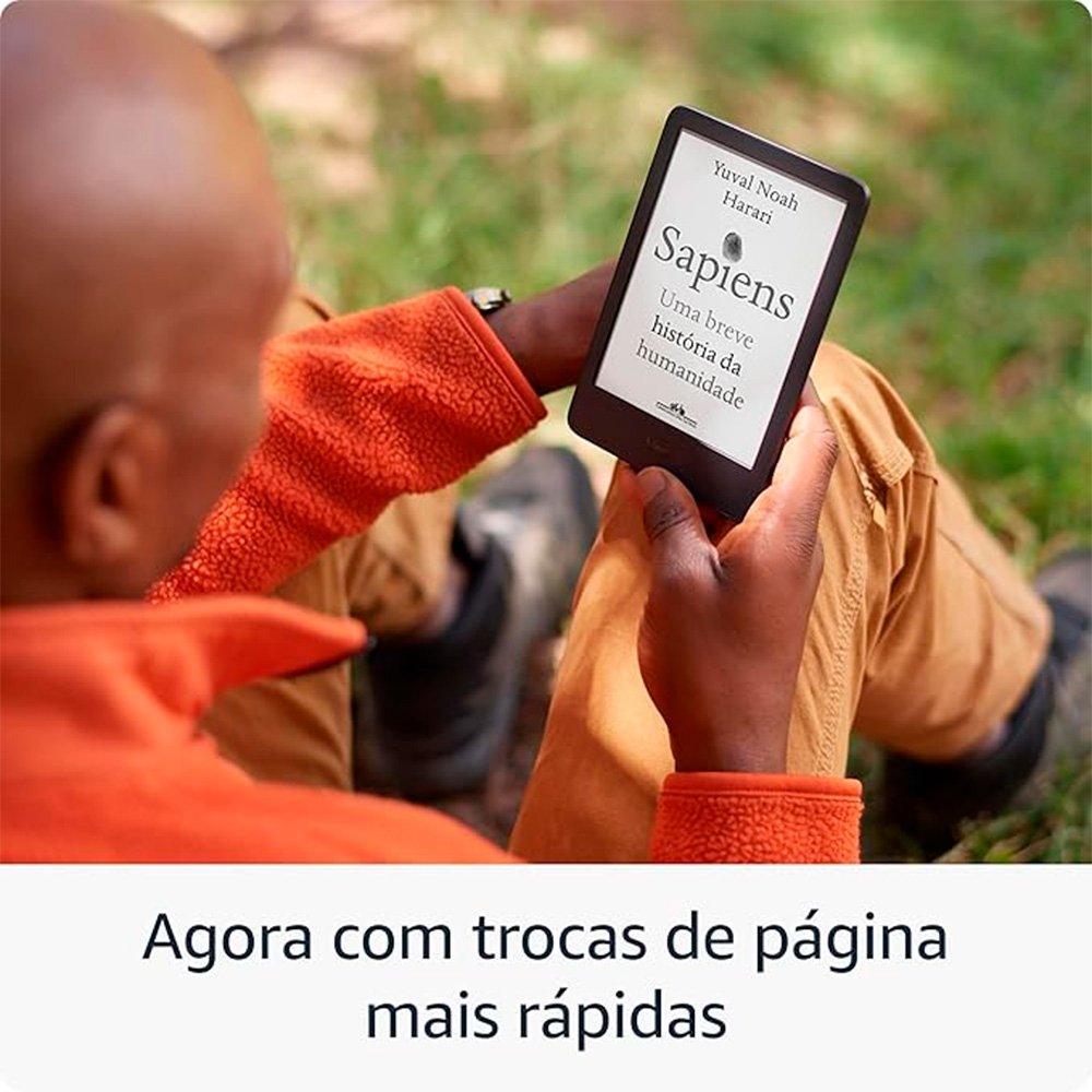Kindle Amazon Modelo 2024 6", 16GB, Tela Antirreflexo, Luz frontal Ajustável, Bateria de longa duração, Verde - B0CP31QS6R