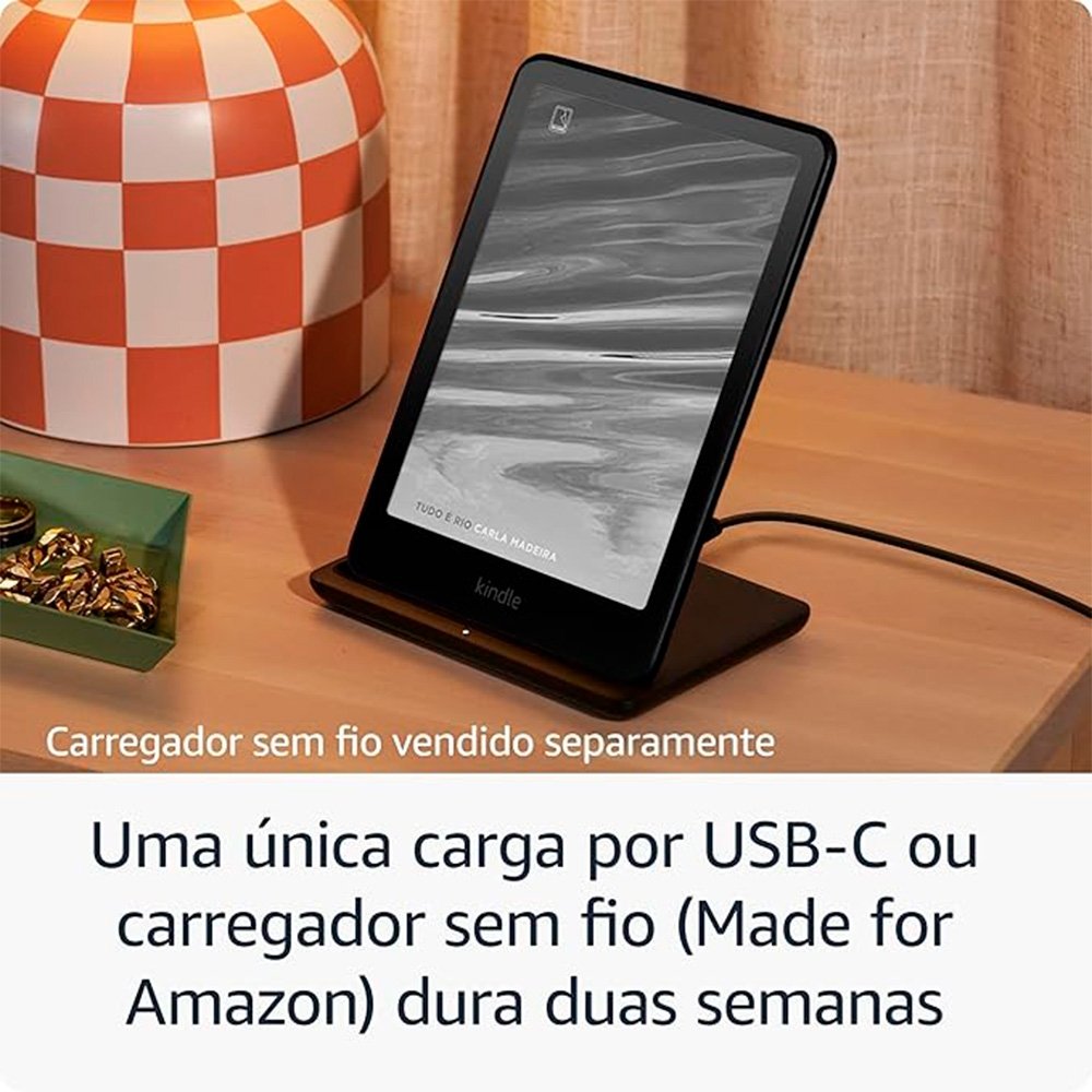 Kindle Paperwhite Amazon 7", 32GB, Tela antirreflexo, Bateria que dura semanas, À Prova d'água, Preto - B0CFPHTMDX - view 4