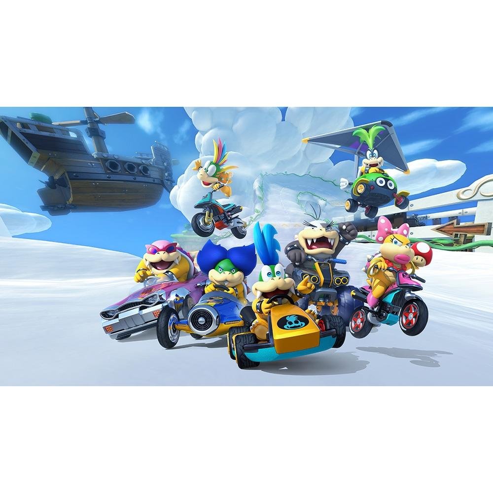 Imagem 10 de 10 do produto Console Nintendo Switch OLED, Branco + Mario Kart 8 Deluxe + 3 meses do Nintendo Switch Online
