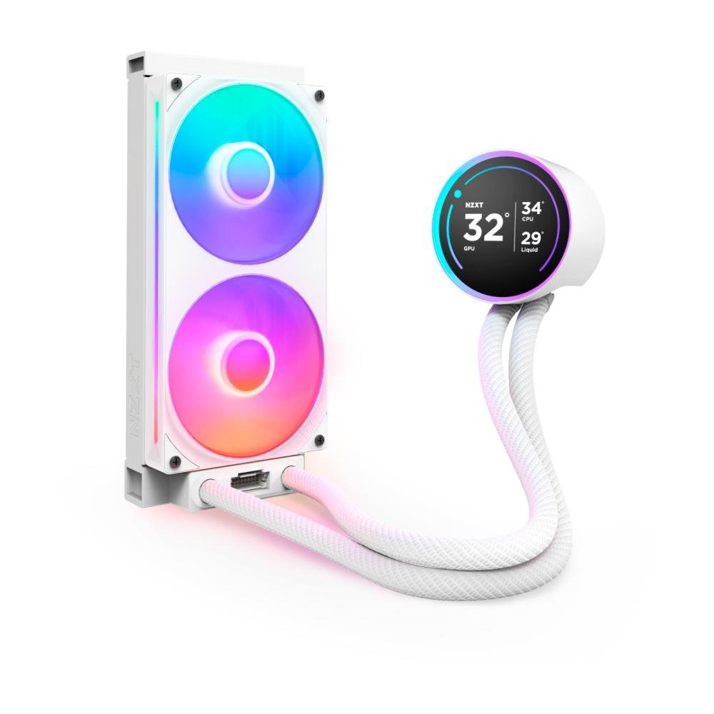 Water Cooler NZXT Kraken Elite AIO V2, 240mm, LCD IPS, RGB, Intel e AMD, Branco - RL-KR24E-W2 6