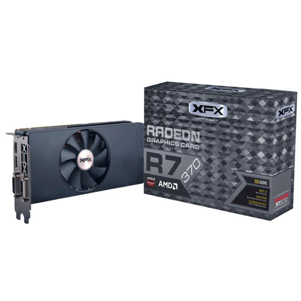 Placa de Video VGA AMD XFX RADEON R7 370 2GB DDR5 256B
