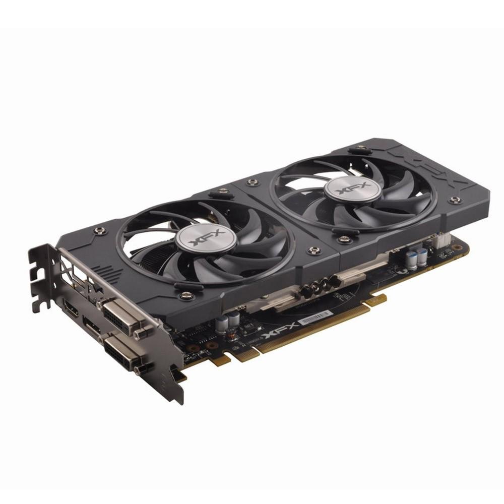 Placa de Video VGA XFX R7 370 2GB DDR5 Double Dissipation 256B 1040MHZ XFX R7-370P-2DB5