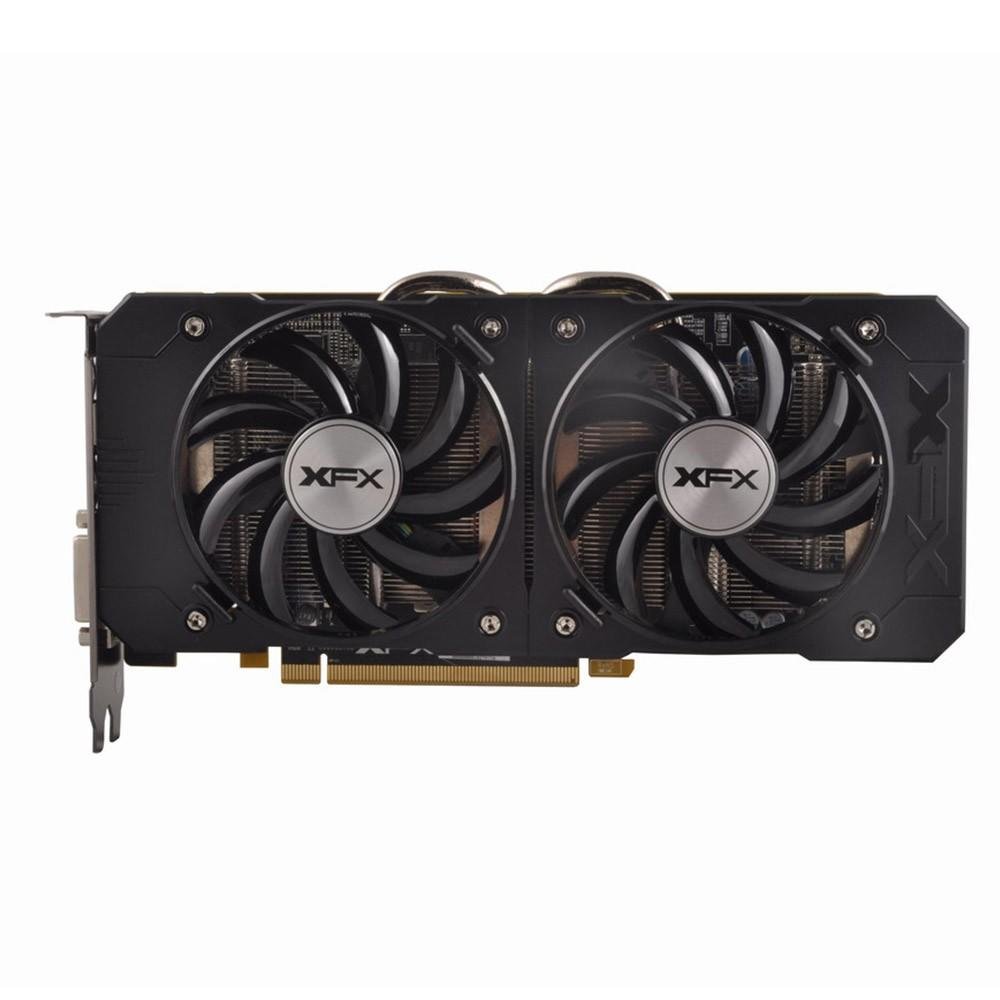 Placa de Video VGA XFX AMD Radeon R7 370 4GB DDR5 Double Dissipation 256B 995MHZ XFX R7-370P-4DF5