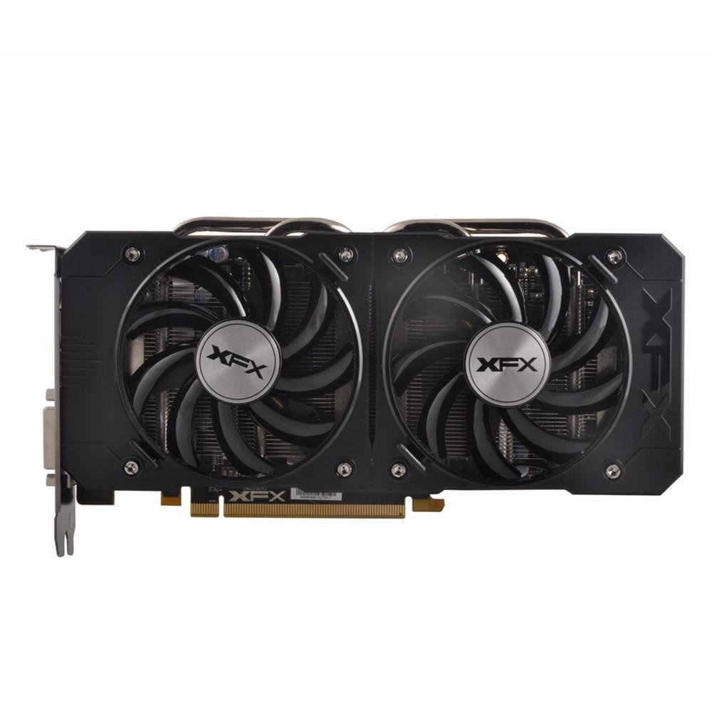 Placa de Video VGA AMD XFX RADEON R9 380 2GB DDR5 Double Dissipation 256B 990MHZ XFX R9-380P-2DF5