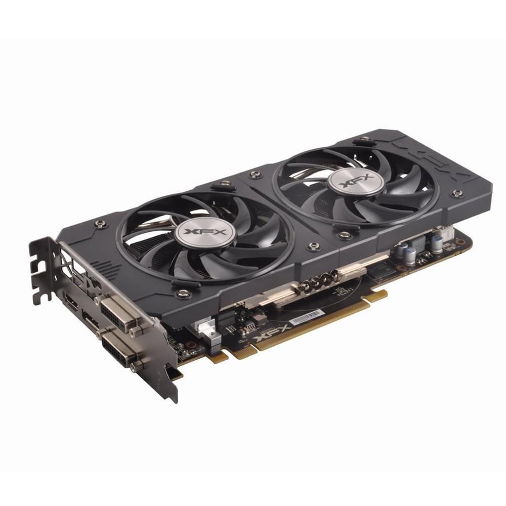 Placa de Video VGA AMD XFX RADEON R9 380 2GB DDR5 Double Dissipation 256B 990MHZ XFX R9-380P-2DF5