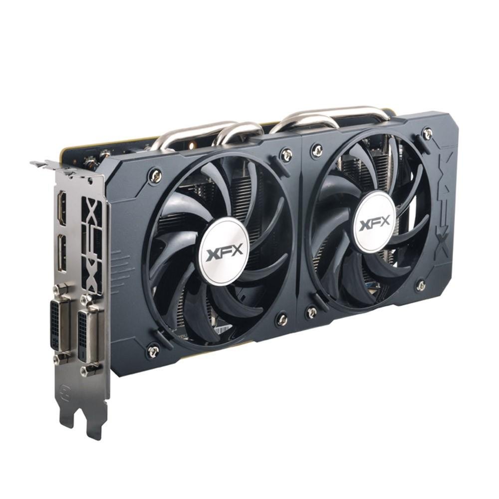 Placa de Video VGA XFX AMD Radeon R9 380 4GB DDR5 Double Dissipation 256B 990MHZ XFX R9-380P-4DF5
