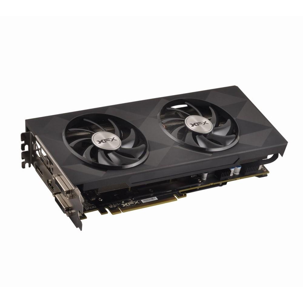 Placa de Video VGA XFX AMD Radeon R9 390 8GB DDR5 Double Dissipation 512B 1015MHZ XFX R9-390P-8DF6