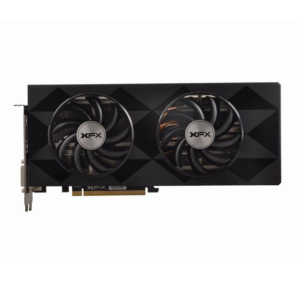 Placa de Video VGA XFX AMD Radeon R9 390 8GB DDR5 Double Dissipation 512B 1015MHZ XFX R9-390P-8DF6