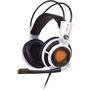 Headset Gamer Oex Game Extremor 7.1 Vibration HS-400 White