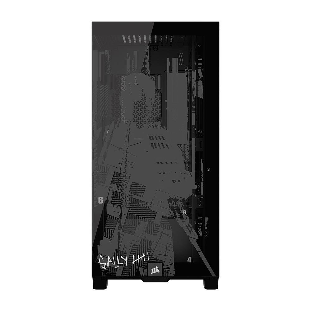 Imagem 2 de 6 do produto Gabinete Gamer Corsair 3500X Case Call of Duty Special Black OPS 6 Edition, Mid Tower, E-ATX Lateral em Vidro, Sem Fans, Preto - CC-9011276-COD