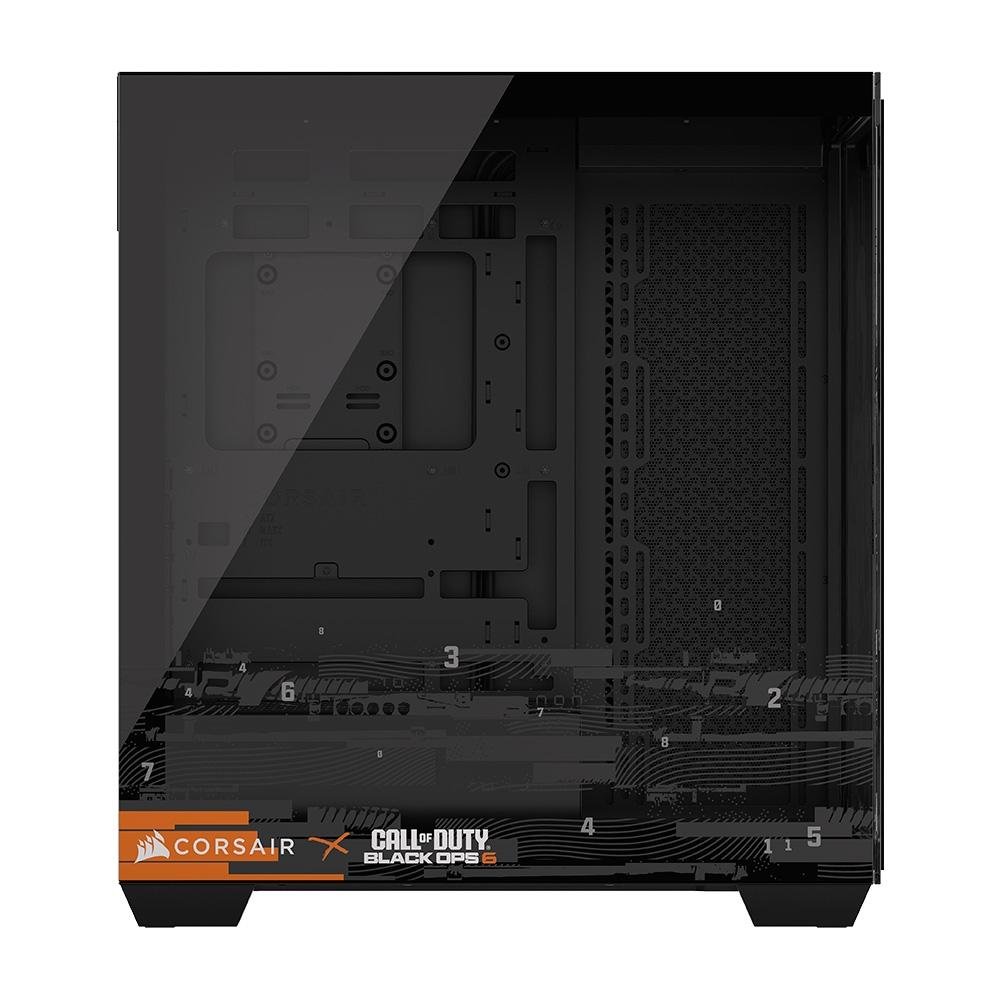 Imagem 4 de 6 do produto Gabinete Gamer Corsair 3500X Case Call of Duty Special Black OPS 6 Edition, Mid Tower, E-ATX Lateral em Vidro, Sem Fans, Preto - CC-9011276-COD