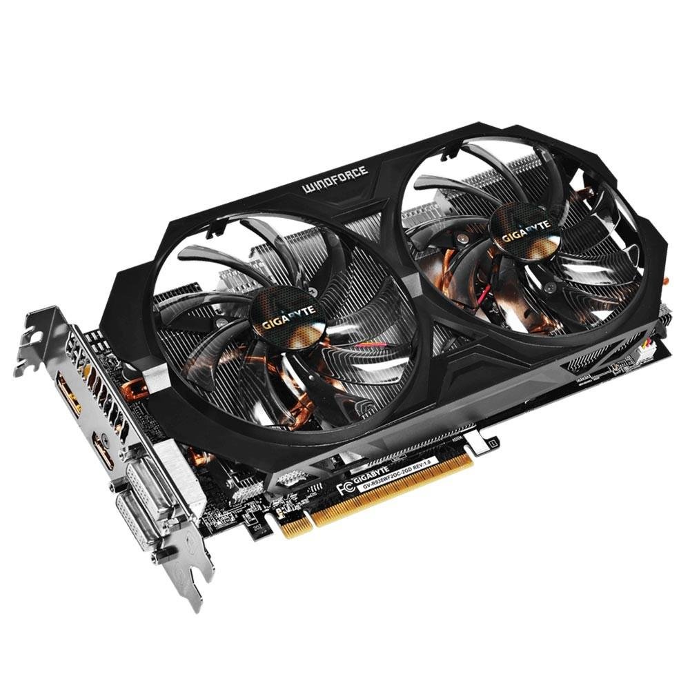 Placa de Vídeo VGA AMD GIGABYTE RADEON R9 380 WINDFORCE OC 2G - GV-R938WF2OC-2GD